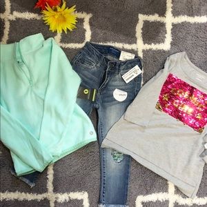 Girl tops/jeans size 4/5